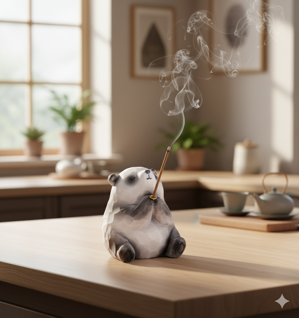 Panda Incense Holder